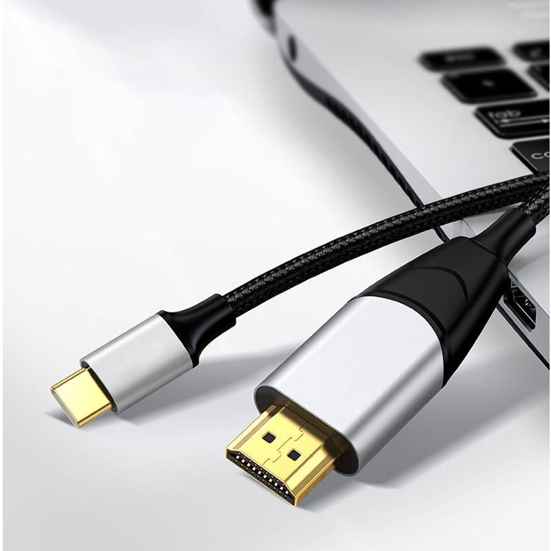 Type-C转HDMI高清线 USB-C/HDMI手机电脑电视同屏线4K60Hz